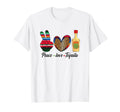 Peace Love Tequila Mexican Drink T-Shirt - Graphic Print for Adults - T-Shirt, Sweatshirt, Hoodie