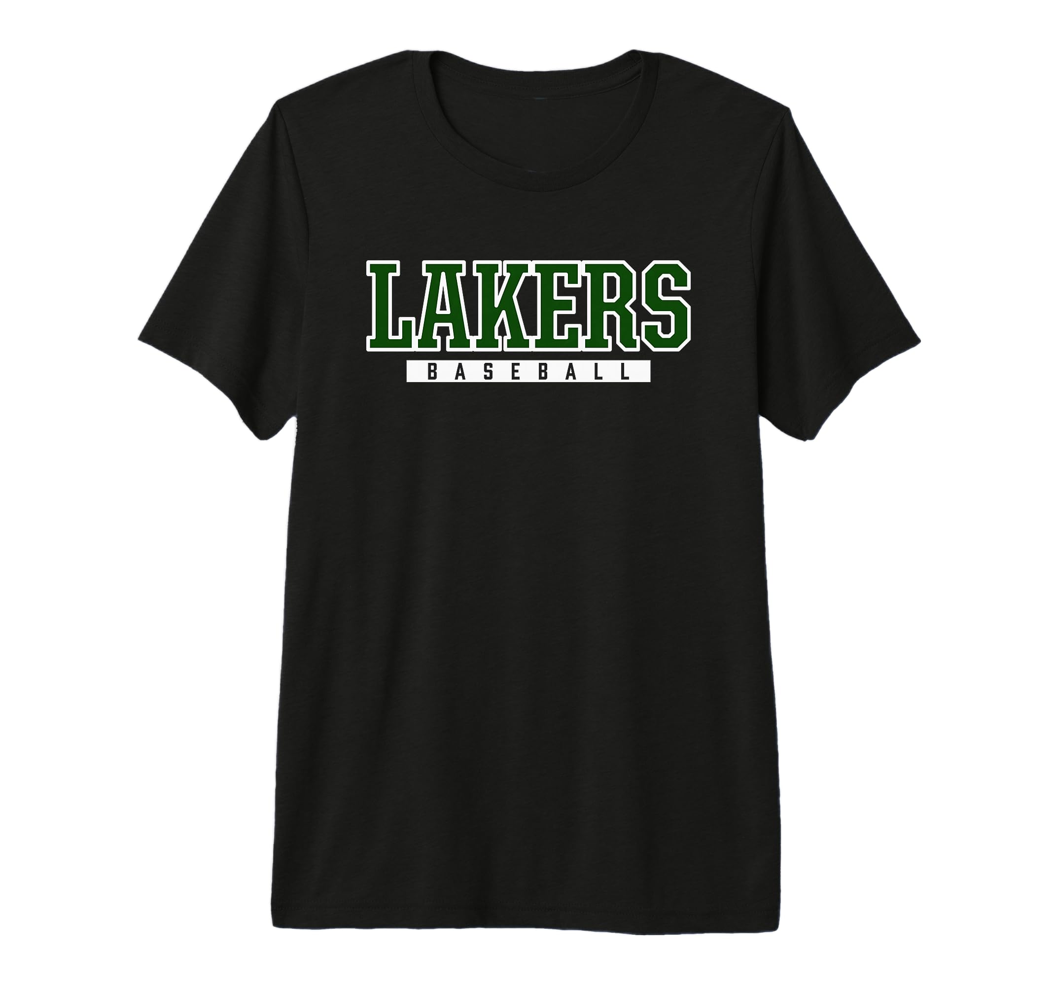 West Bloomfield Lakers Baseball Tri Blend T-Shirt - Minimalist Print Unisex - T-Shirt, Sweatshirt, Hoodie