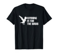 Winning Is Birds Distressed T-Shirt - Minimalist Print for Adults - T-Shirt, Sweatshirt, Hoodie