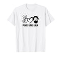 Peace Love Lula President Brazil T-Shirt - Custom Art Print for Adults - T-Shirt, Sweatshirt, Hoodie