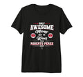 Roberto Perez Awesome Moms Tri Blend T-Shirt - Graphic Print for Adults - T-Shirt, Sweatshirt, Hoodie