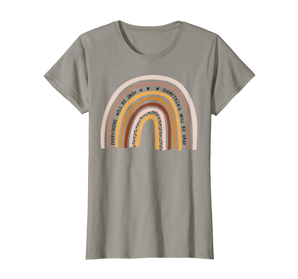 Rainbow Be Okay Teacher Gifts Good Vibes T-Shirt - Streetwear Style Unisex - T-Shirt, Sweatshirt, Hoodie