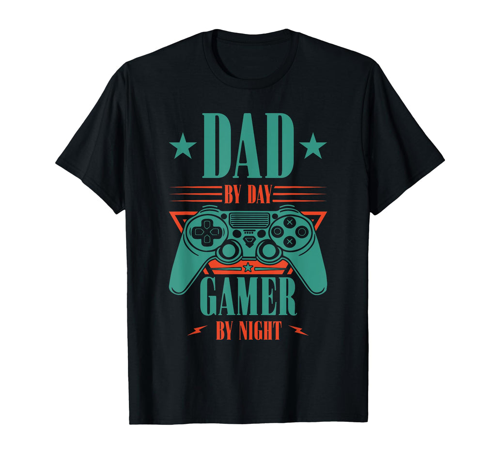 Dad Day Gamer Night Gaming Daddy T-Shirt - Custom Art Print for Adults - T-Shirt, Sweatshirt, Hoodie