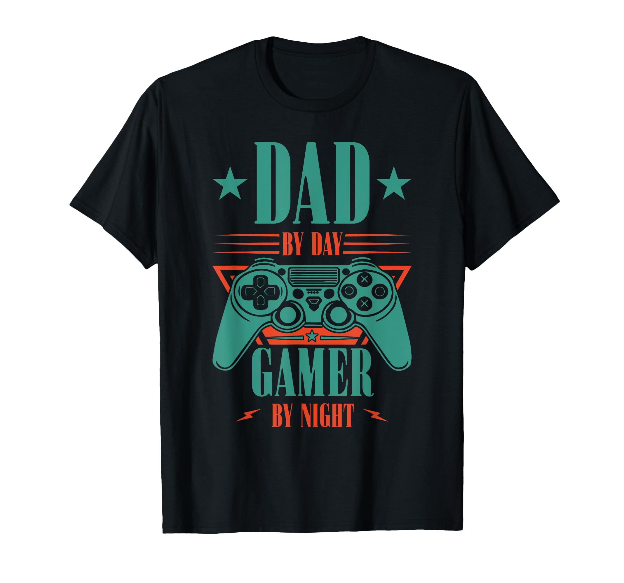 Dad Day Gamer Night Gaming Daddy T-Shirt - Custom Art Print for Adults - T-Shirt, Sweatshirt, Hoodie