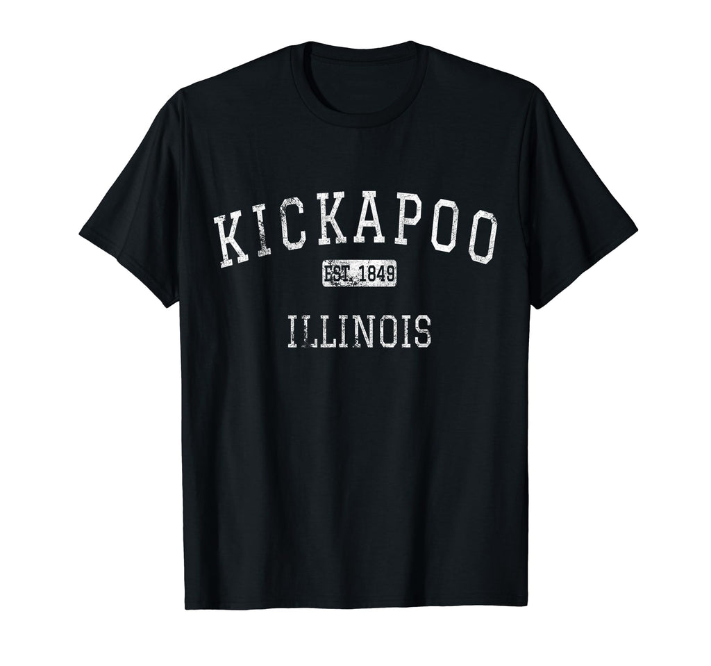 Kickapoo Illinois Il T-Shirt - Custom Art Print for Adults - T-Shirt, Sweatshirt, Hoodie
