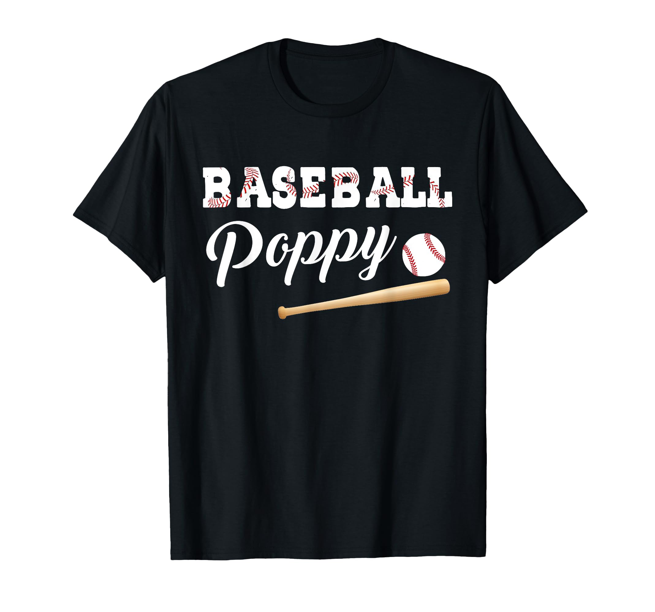 Baseball Poppy T-Shirt - Novelty Apparel for Adults - T-Shirt, Sweatshirt, Hoodie