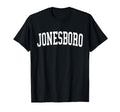 Jonesboro Ar Distressed White Varsity T-Shirt - Streetwear Style Men Women - T-Shirt, Sweatshirt, Hoodie