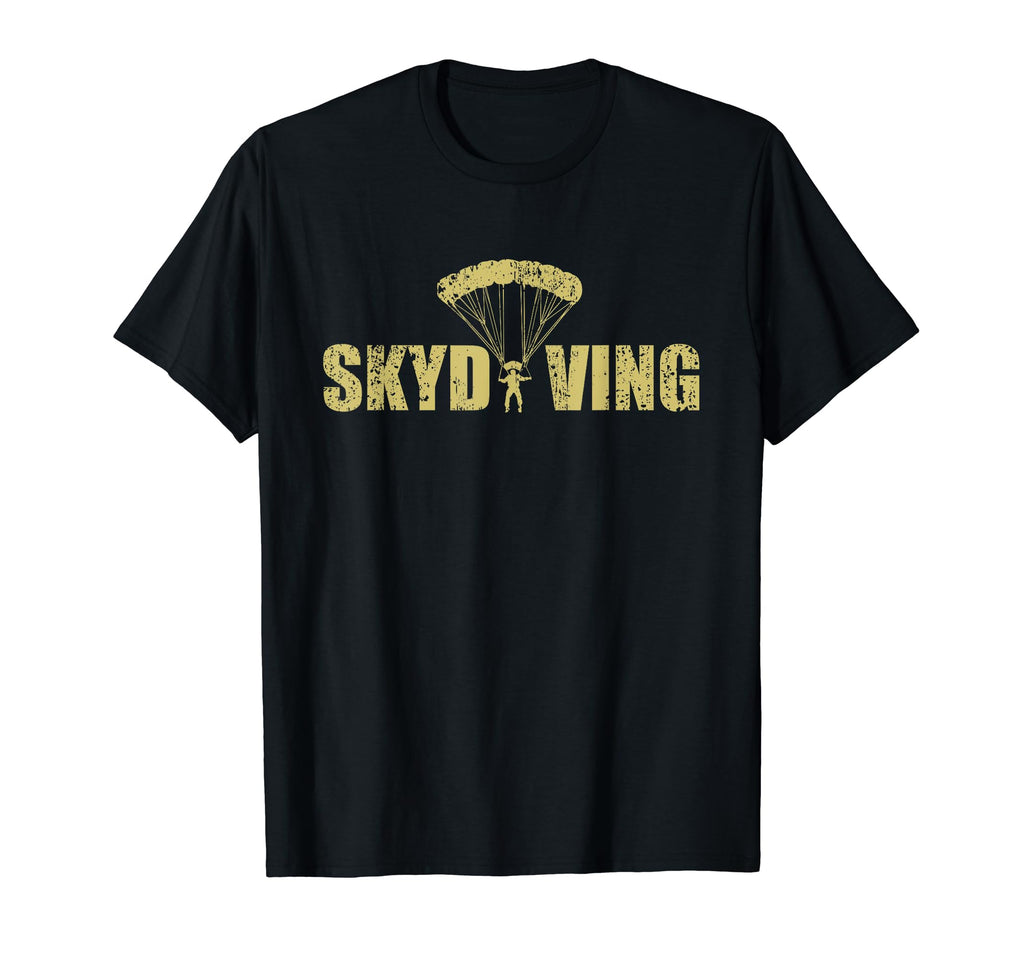 Distressed Skydiving Skydiver T-Shirt - Casual Everyday Wear Unisex - T-Shirt, Sweatshirt, Hoodie