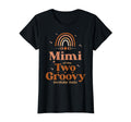 Mimi Two Groovy Birthday Boho Rainbow T-Shirt - Custom Art Print Unisex - T-Shirt, Sweatshirt, Hoodie