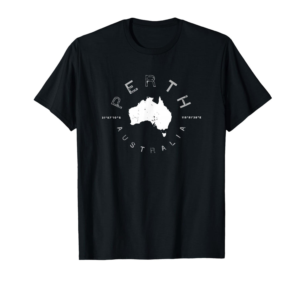 Perth Australia T-Shirt - Minimalist Print Men Women - T-Shirt, Sweatshirt, Hoodie