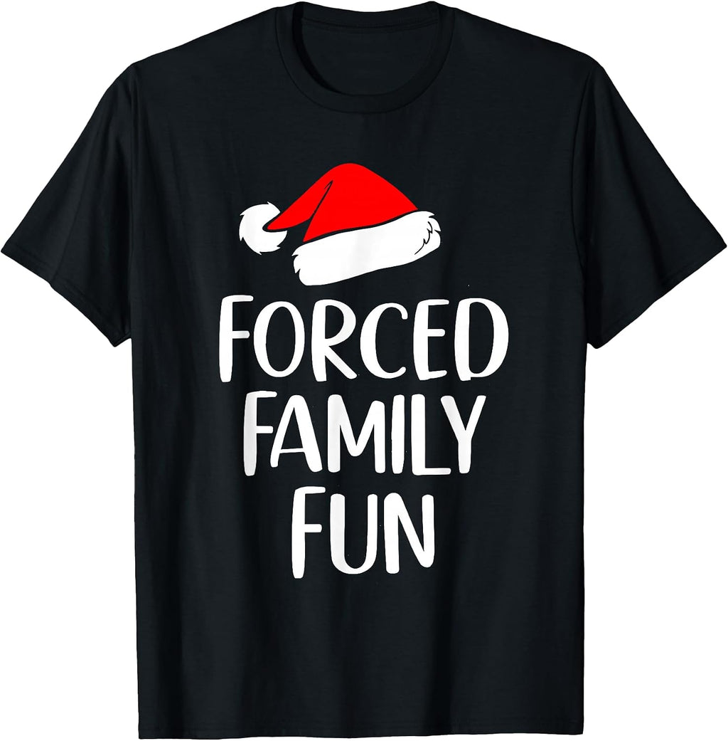 Forced Family Fun Christmas By Merch - Adult & Kids T-Shirts, Sweatshirts & Hoodies apparel design preview 1