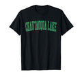 Chautauqua Lake Distressed Green Varsity T-Shirt - Trendy Graphic Unisex - T-Shirt, Sweatshirt, Hoodie