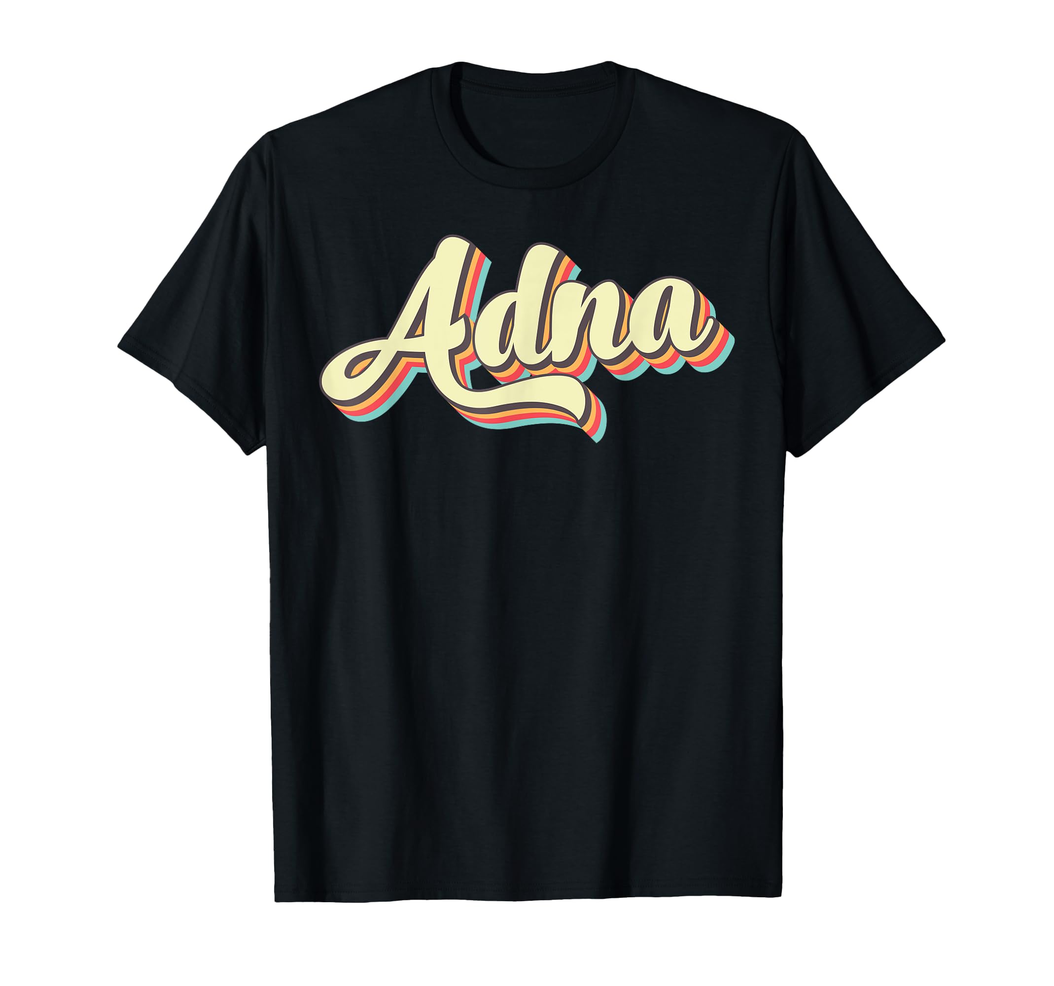 Adna Art Baseball Font T-Shirt - Novelty Apparel for Adults - T-Shirt, Sweatshirt, Hoodie