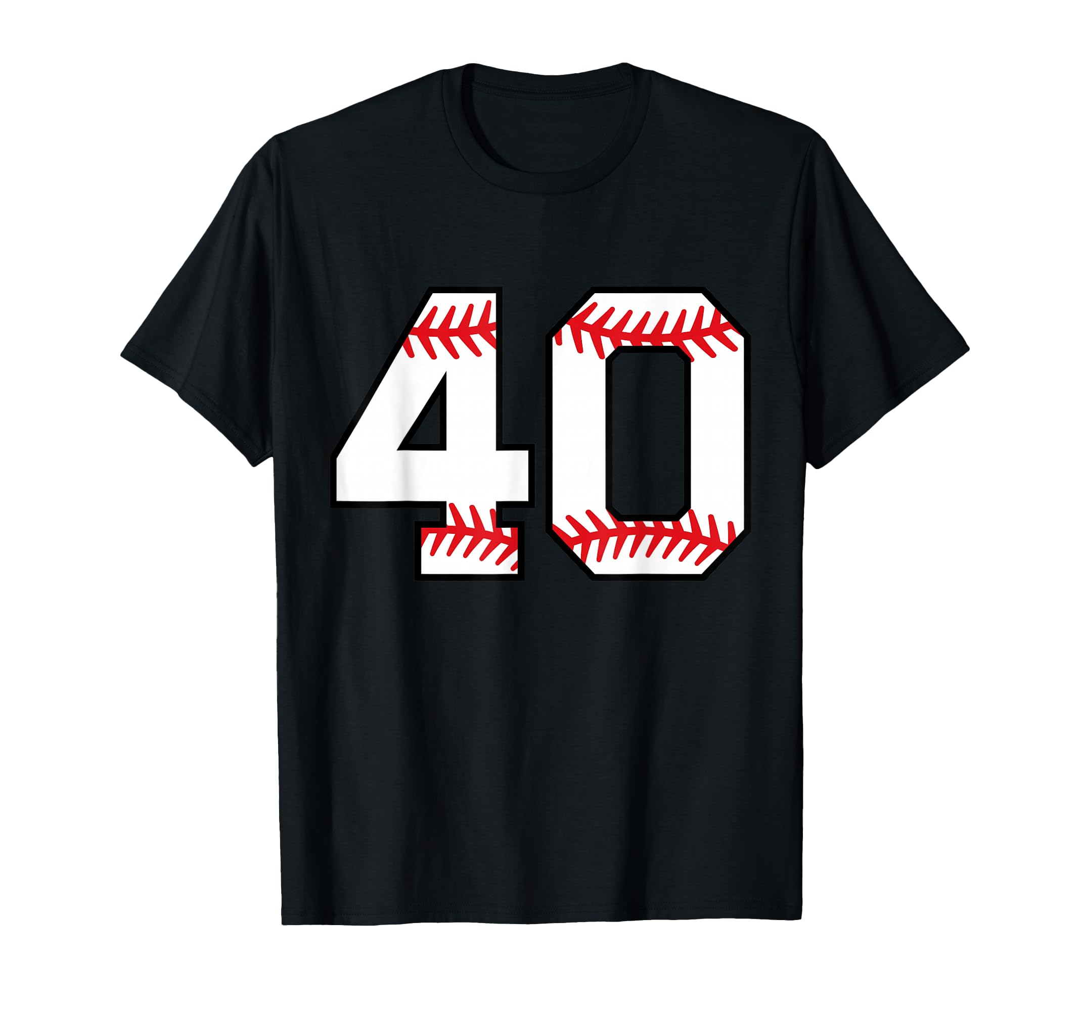 Baseball Number 40 T-Shirt - Novelty Apparel Men Women - T-Shirt, Sweatshirt, Hoodie