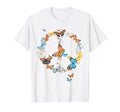 Butterflies Seventies Sixties T-Shirt - Trendy Graphic for Adults - T-Shirt, Sweatshirt, Hoodie