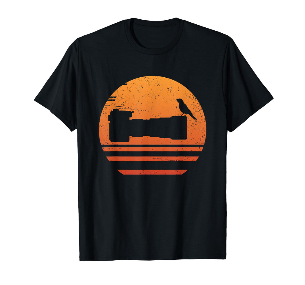 Bird Photographer Camera T-Shirt - Novelty Apparel for Adults - T-Shirt, Sweatshirt, Hoodie