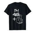 Im 49 Plus 1 50Th Birthday Distressed T-Shirt - Trendy Graphic for Adults - T-Shirt, Sweatshirt, Hoodie