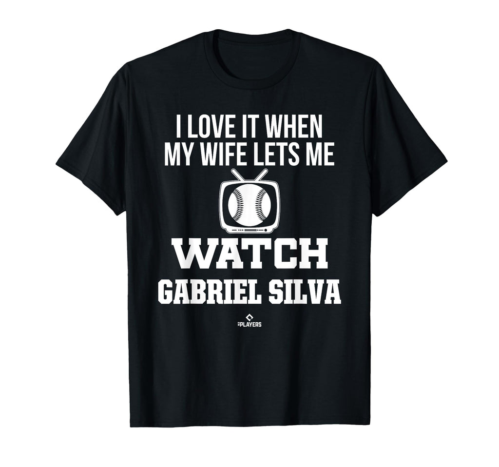 My Wife Lets Me Watch Gabriel Silva T-Shirt - Minimalist Print Unisex - T-Shirt, Sweatshirt, Hoodie