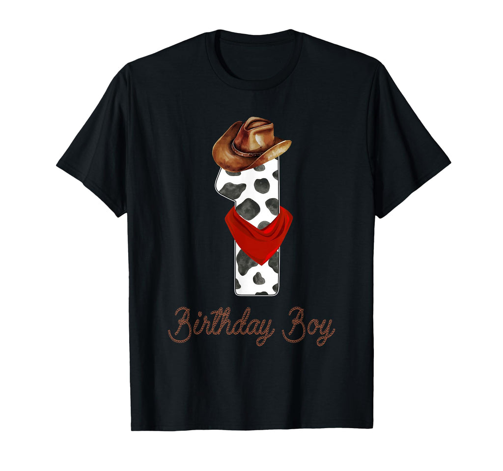 Its My 1St Birthday 1 Year Old Cowboy T-Shirt - Minimalist Print Unisex - T-Shirt, Sweatshirt, Hoodie