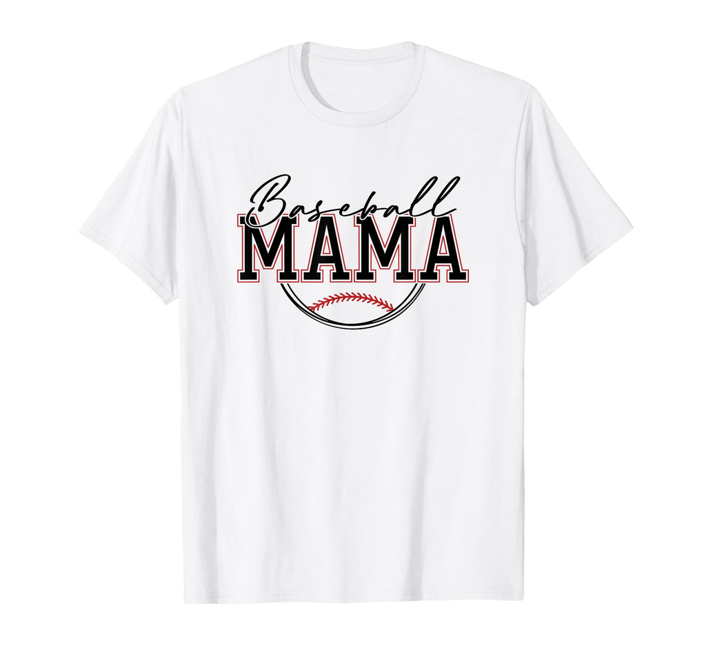 Baseball Mama Number 0 T-Shirt - Minimalist Print Men Women - T-Shirt, Sweatshirt, Hoodie