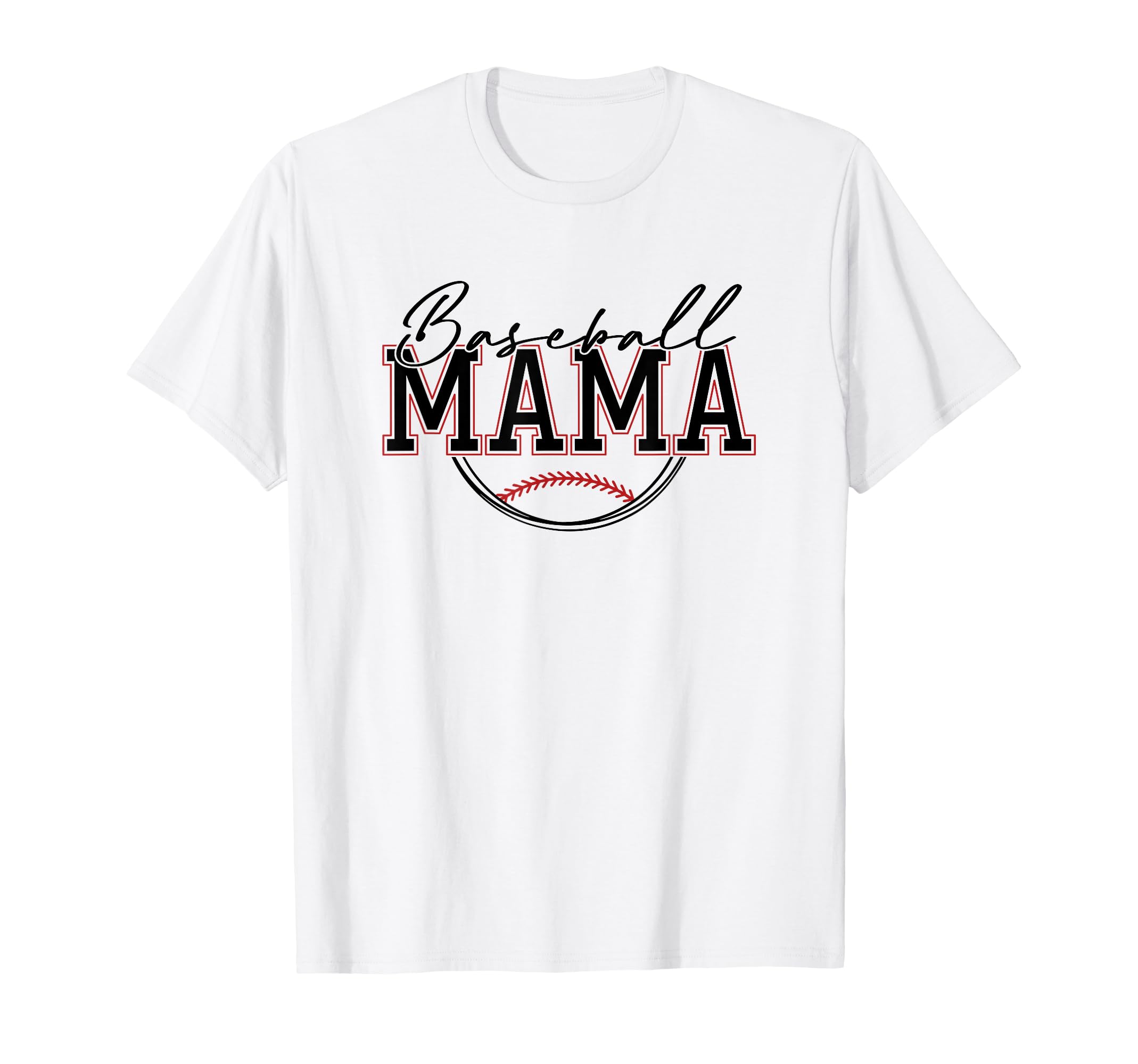 Baseball Mama Number 0 T-Shirt - Minimalist Print Men Women - T-Shirt, Sweatshirt, Hoodie
