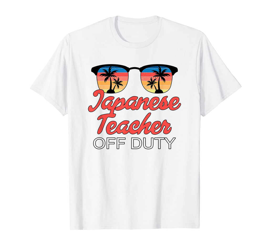 Japanese Teacher Off Duty Sunset T-Shirt - Graphic Print Unisex - T-Shirt, Sweatshirt, Hoodie