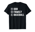 God Family Baseball Funny Baseball Lover T-Shirt - Trendy Graphic Unisex - T-Shirt, Sweatshirt, Hoodie