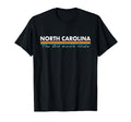 North Carolina Stripes T-Shirt - Novelty Apparel Unisex - T-Shirt, Sweatshirt, Hoodie