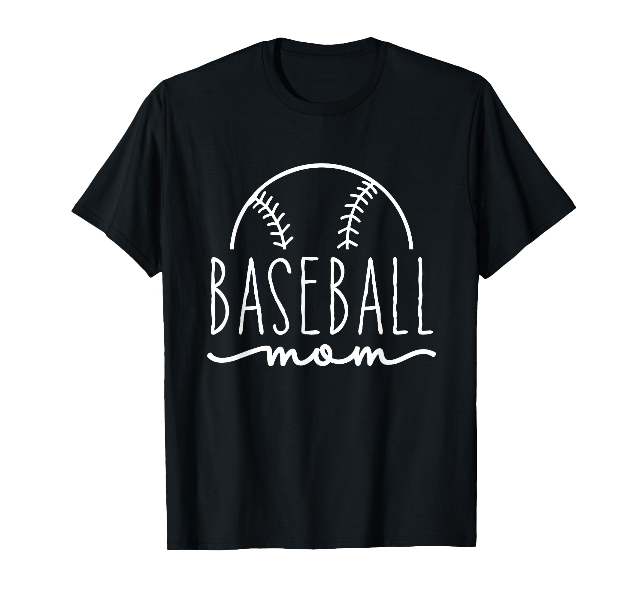 Baseball Mom Baseball Mama Mom T-Shirt - Casual Everyday Wear for Adults - T-Shirt, Sweatshirt, Hoodie