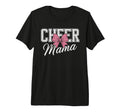 Cheer Mom Mother Bow Cheerleader T-Shirt - Custom Art Print for Adults - T-Shirt, Sweatshirt, Hoodie