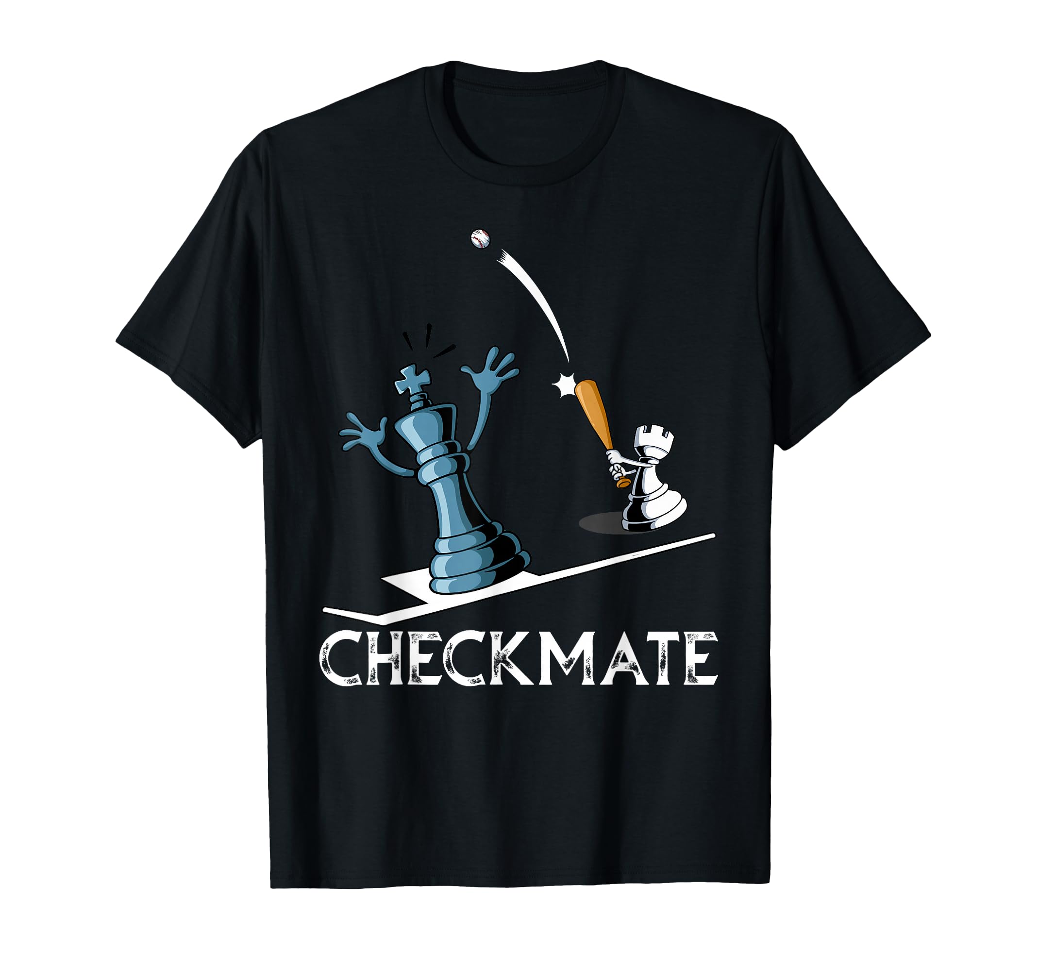 Baseball Checkmate Chess T-Shirt - Unique Graphic Unisex - T-Shirt, Sweatshirt, Hoodie