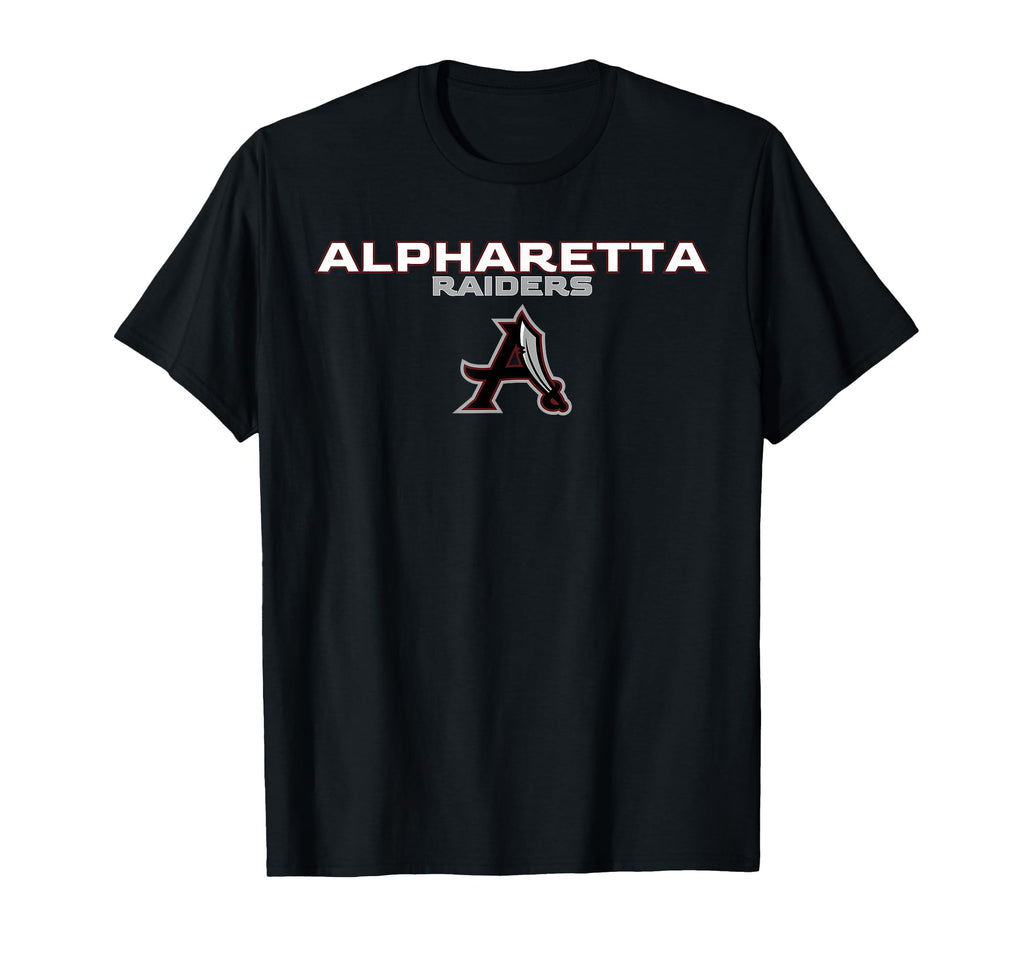 Alpharetta High School Raiders Stacked T-Shirt - Minimalist Print Unisex - T-Shirt, Sweatshirt, Hoodie