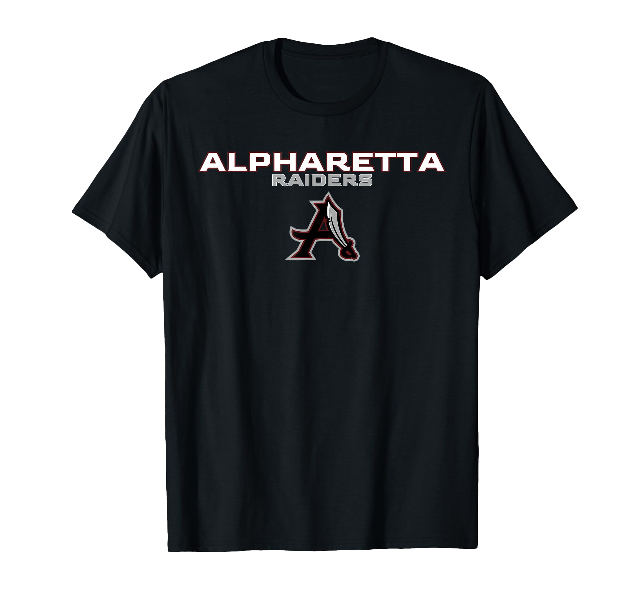 Alpharetta High School Raiders Stacked T-Shirt - Minimalist Print Unisex - T-Shirt, Sweatshirt, Hoodie