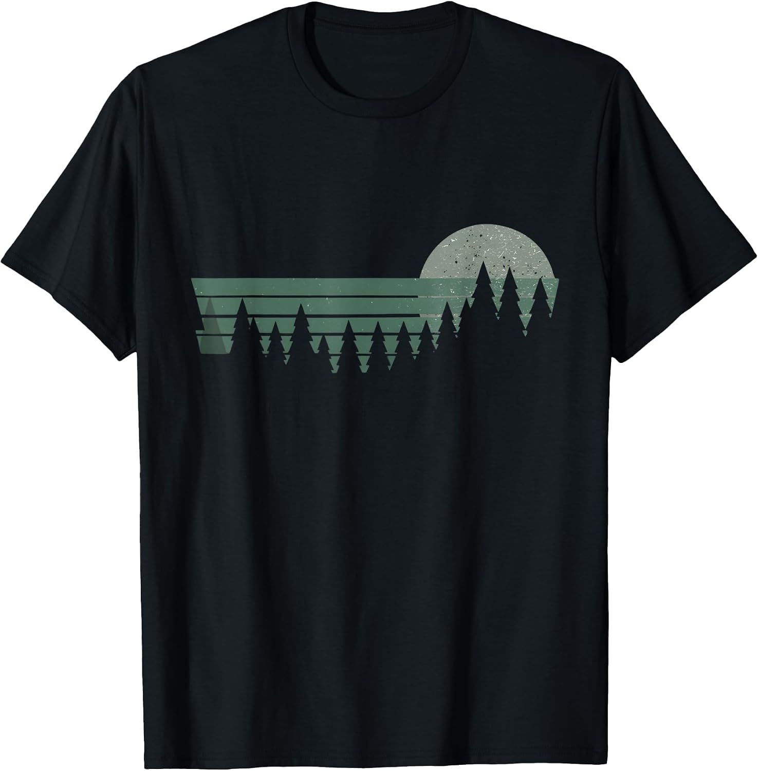 Vintage Wilderness Nature Forest Landscape Retro - Adult & Kids T-Shirts, Sweatshirts & Hoodies apparel design preview 1