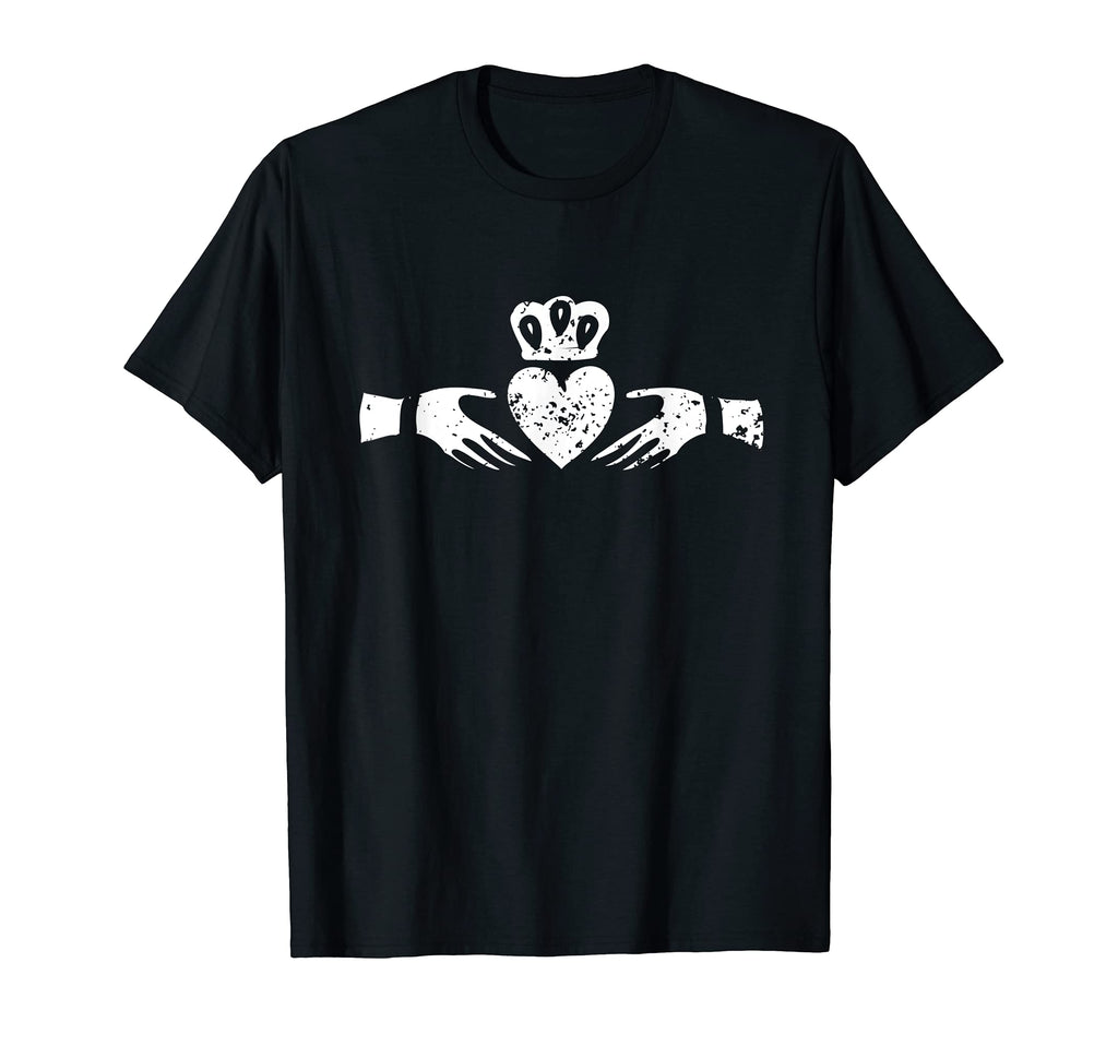 Irish Claddagh Ring Heart Crown T-Shirt - Aesthetic Graphic Men Women - T-Shirt, Sweatshirt, Hoodie