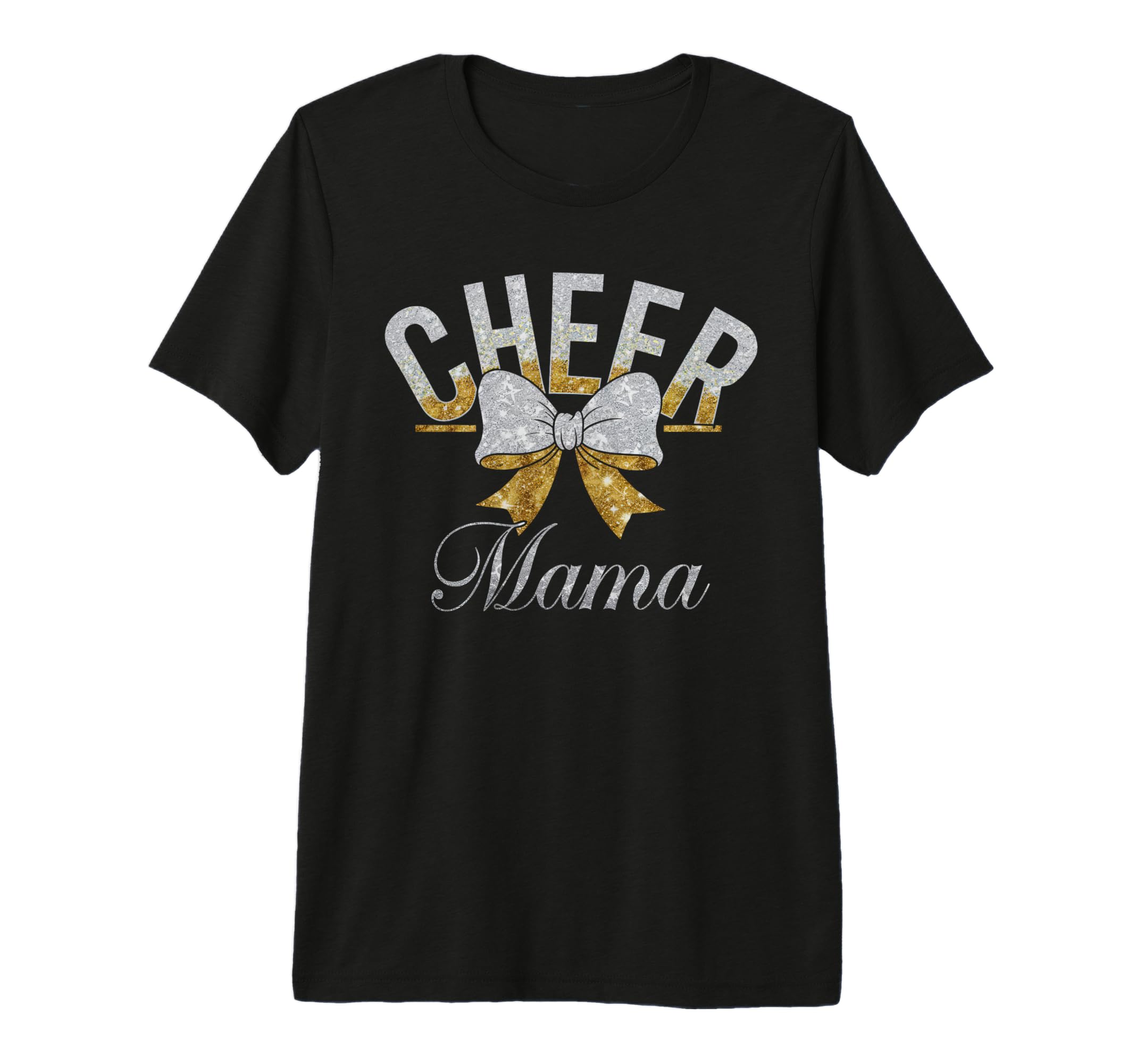 Cheer Mom Mother Bow Cheerleader T-Shirt - Aesthetic Graphic for Adults - T-Shirt, Sweatshirt, Hoodie
