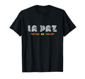 La Paz Bolivia 70S 80S Type Flag T-Shirt - Casual Everyday Wear Men Women - T-Shirt, Sweatshirt, Hoodie