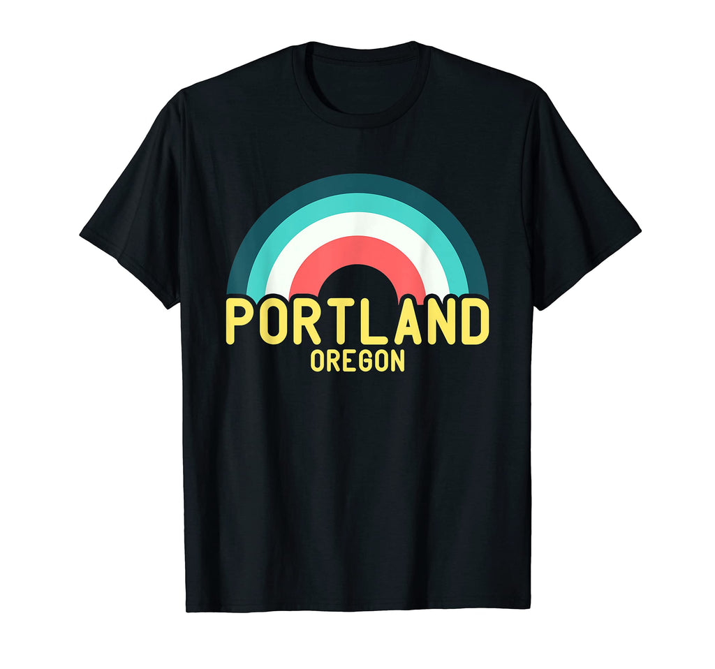 Portland Oregon Rainbow T-Shirt - Streetwear Style Men Women - T-Shirt, Sweatshirt, Hoodie