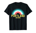Portland Oregon Rainbow T-Shirt - Streetwear Style Men Women - T-Shirt, Sweatshirt, Hoodie