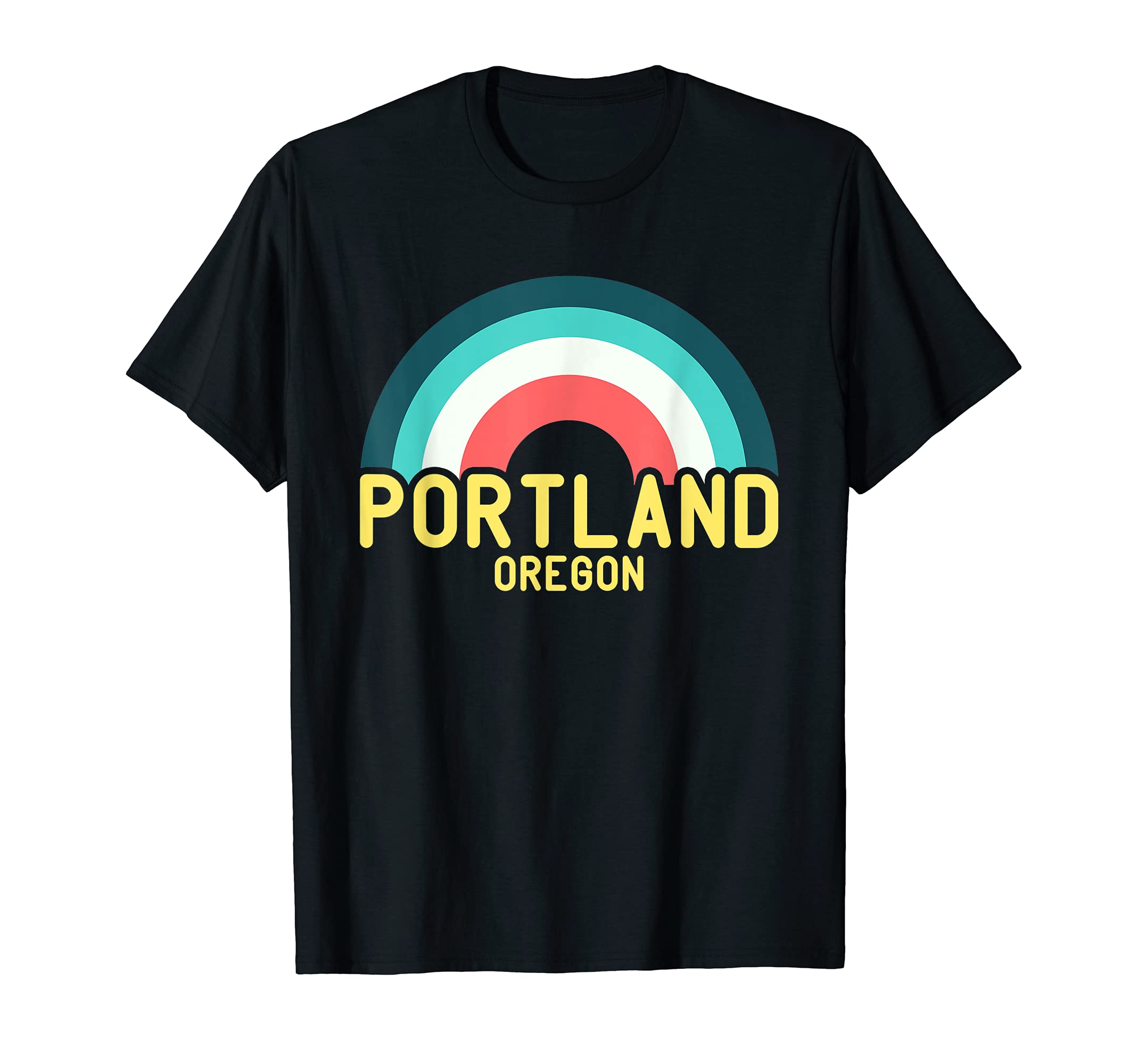 Portland Oregon Rainbow T-Shirt - Streetwear Style Men Women - T-Shirt, Sweatshirt, Hoodie