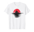 Motorcycle Big Bike Japanese Sunset Red T-Shirt - Minimalist Print Unisex - T-Shirt, Sweatshirt, Hoodie