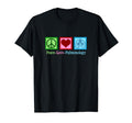 Peace Love Pulmonology T-Shirt - Minimalist Print Men Women - T-Shirt, Sweatshirt, Hoodie