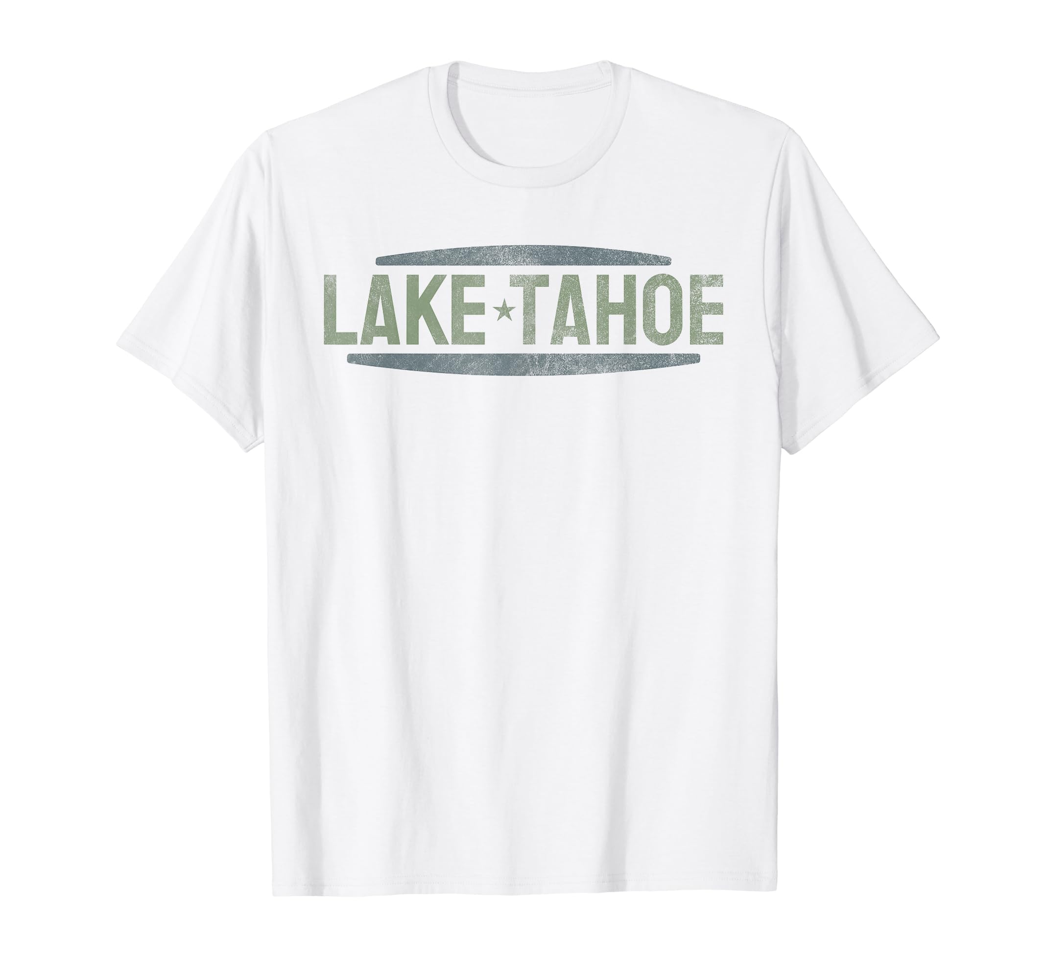Lake Tahoe Distressed T-Shirt - Graphic Print Unisex - T-Shirt, Sweatshirt, Hoodie