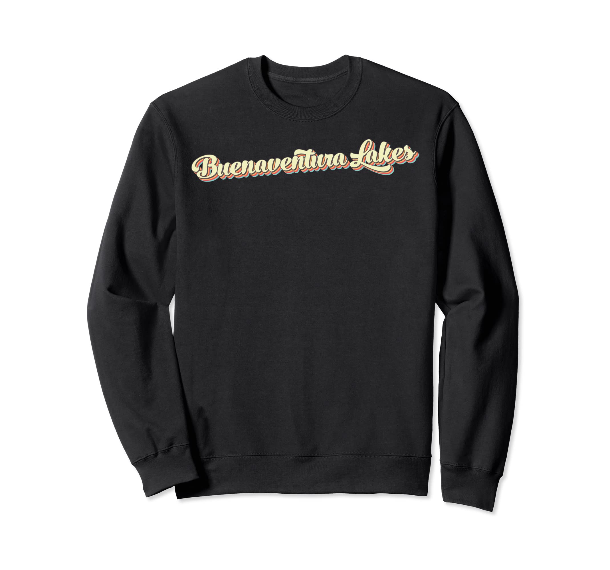 Buenaventura Lakes Art Baseball Sweatshirt - Minimalist Print Men Women - T-Shirt, Sweatshirt, Hoodie