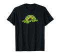 Veggie Vibes 70S 80S Green Rainbow T-Shirt - Streetwear Style for Adults - T-Shirt, Sweatshirt, Hoodie