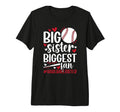 Baseball Big Sister Proud Big T-Shirt - Fun Novelty Design for Adults - T-Shirt, Sweatshirt, Hoodie