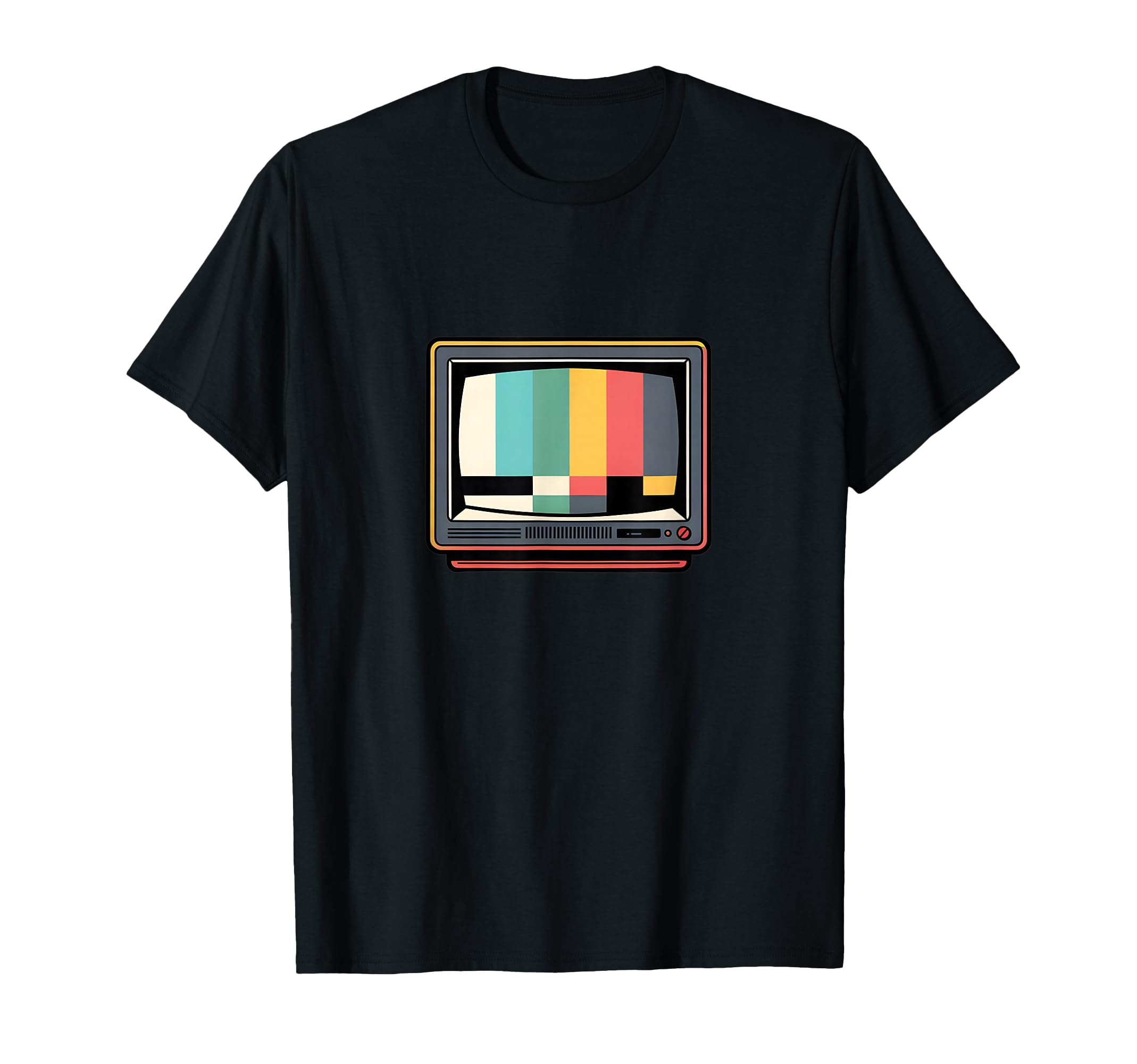 Crt Tv Set T-Shirt - Minimalist Print Men Women - T-Shirt, Sweatshirt, Hoodie