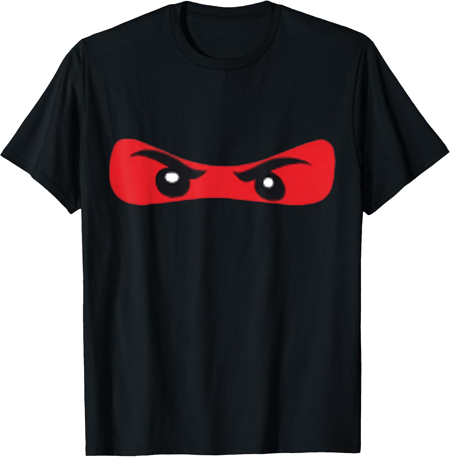 Red Ninja Eyes Funny Costume Martial Arts Merch - Adult & Kids T-Shirts, Sweatshirts & Hoodies apparel design preview 1