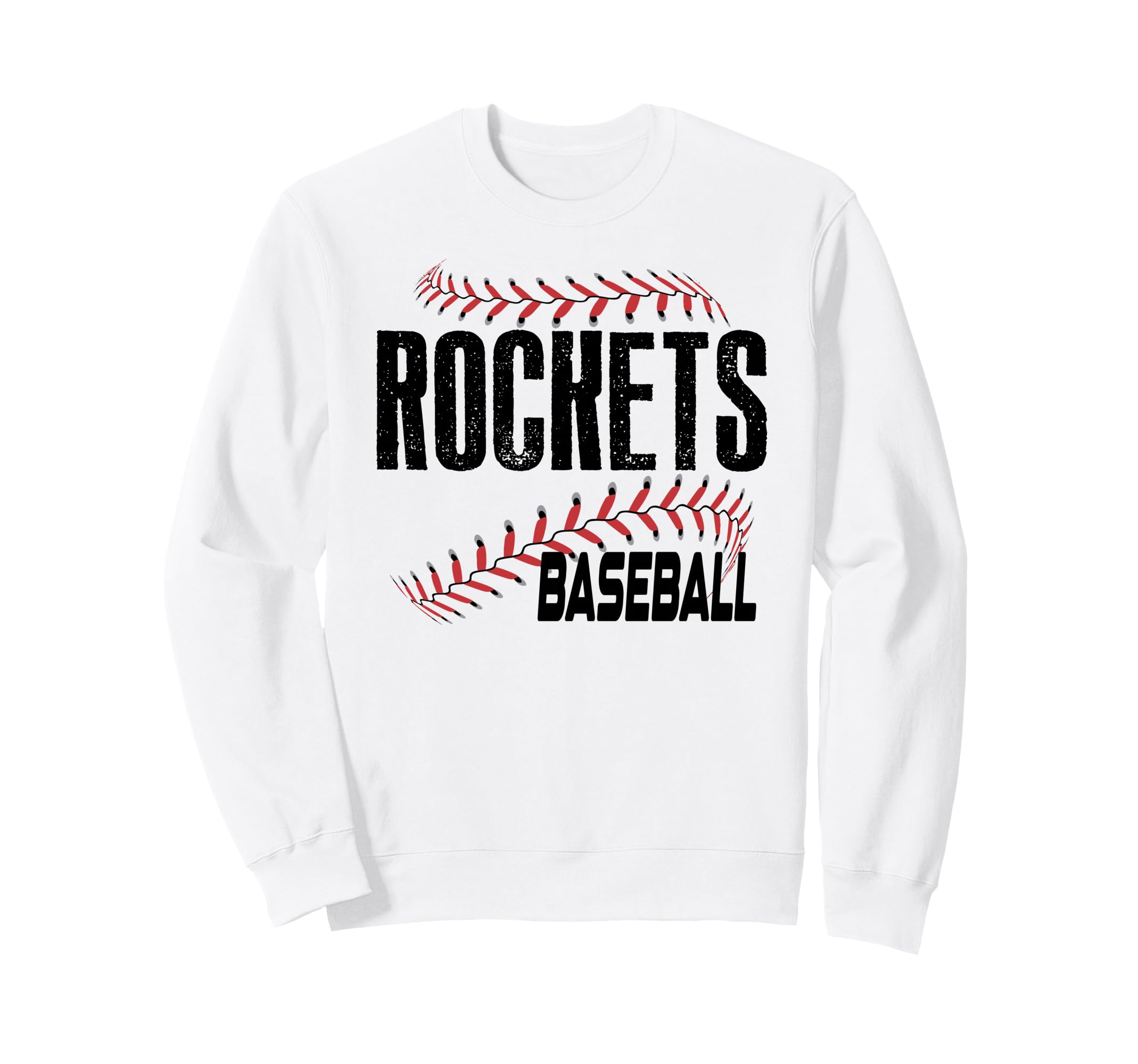 Rockets School Spirit Baseball Sweatshirt - Streetwear Style for Adults - T-Shirt, Sweatshirt, Hoodie
