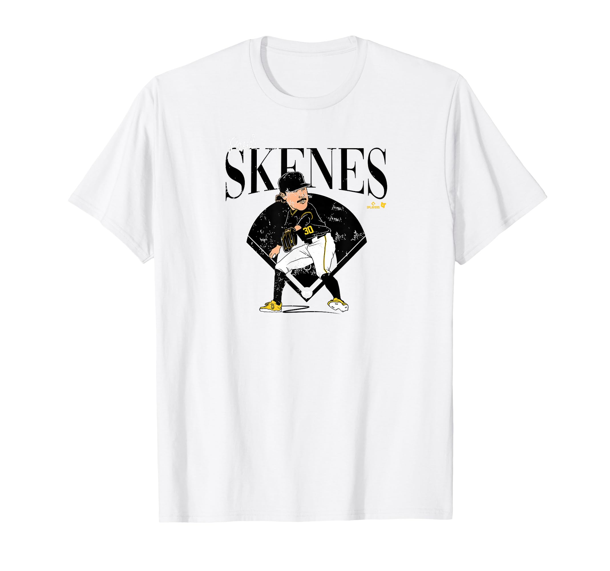 Paul Skenes Diamond Caricature T-Shirt - Trendy Graphic for Adults - T-Shirt, Sweatshirt, Hoodie